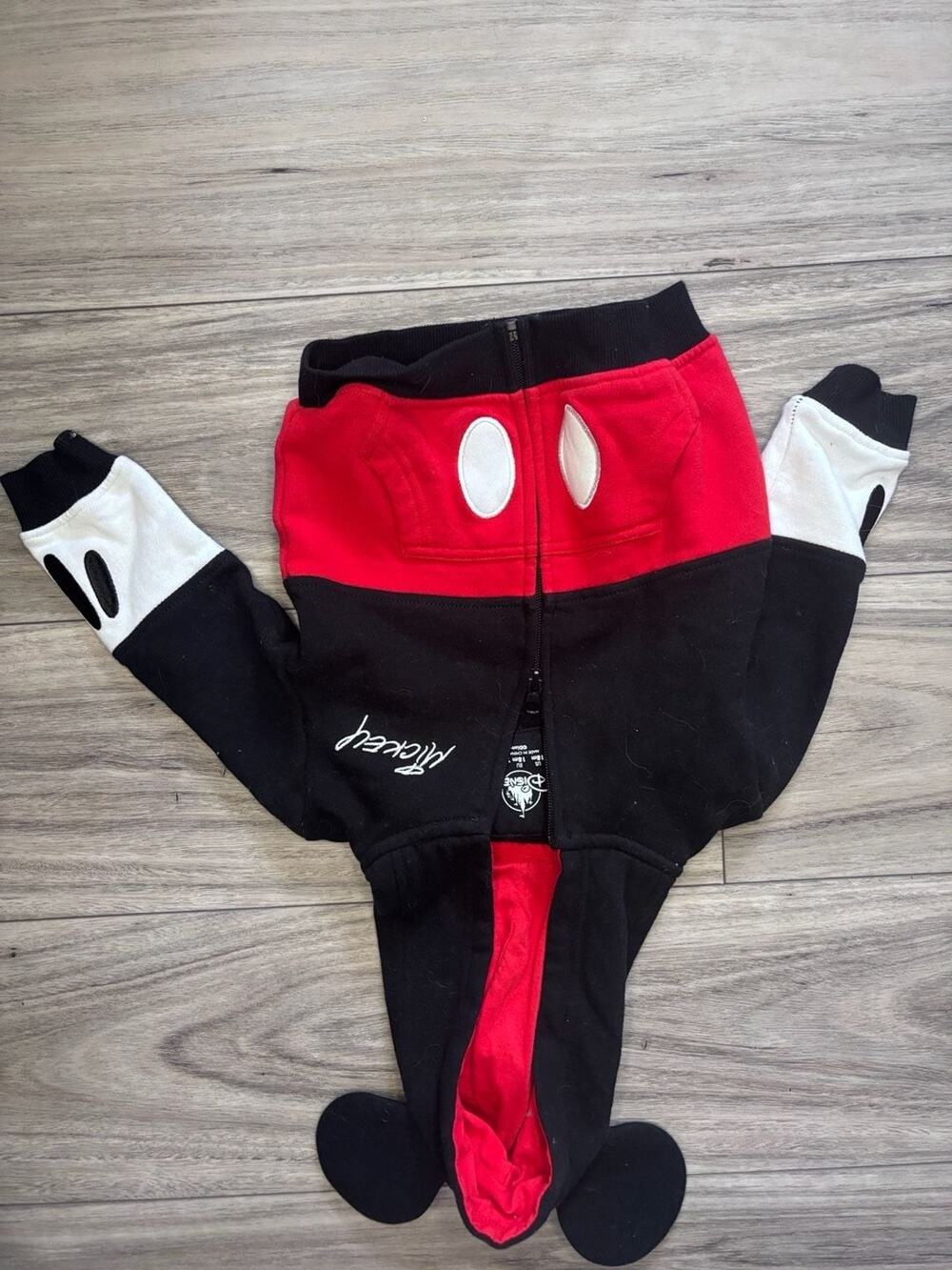 Disney Mickey Mouse Character Hoodie Sweatshirt Size 18M